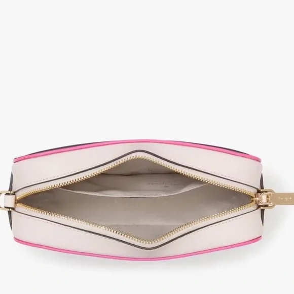 Kate Spade NEW Pink Crossbody Mini Camera Bag with Guitar Strap - Picture 6 of 16